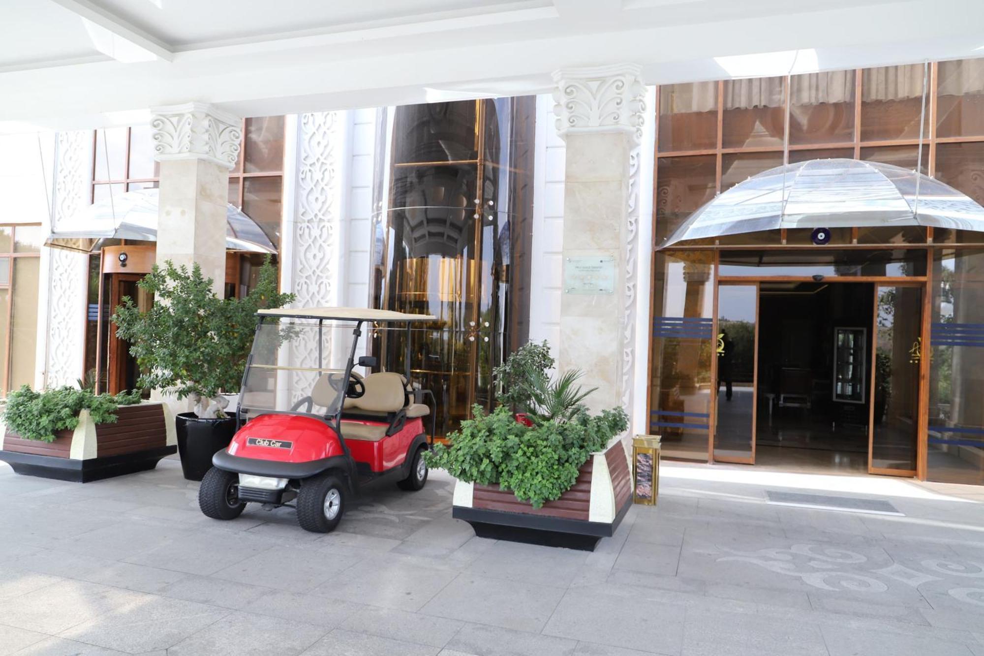 Ayan Palace Hotel Tovuz ภายนอก รูปภาพ