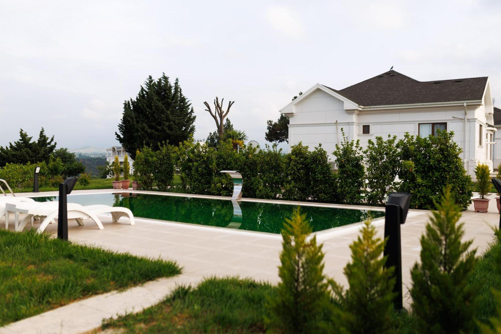Ayan Palace Hotel Tovuz ภายนอก รูปภาพ